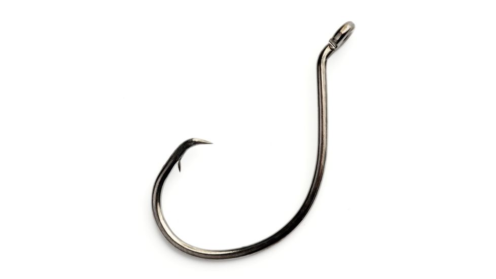 Lazer Sharp Circle Sea Hook,Non-Offset,Up Eye,Needlepoint,50-Box Hooks L2222F-1/0