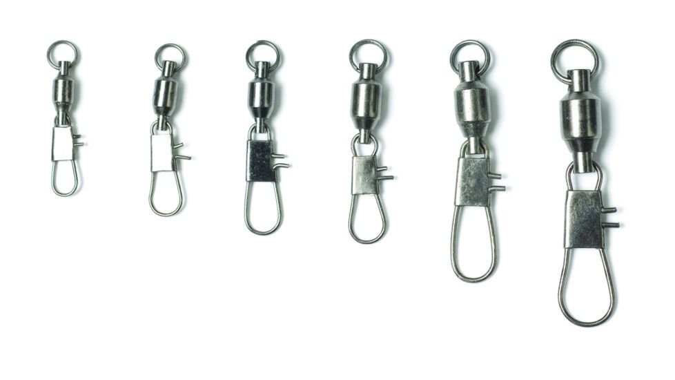 Lazer Sharp Deluxe Ball Bearing Swivel w/ Interlock Snap,Nickel SLBBIN-3