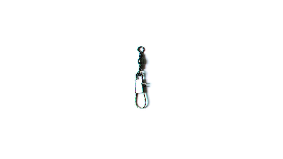 Lazer Sharp Deluxe Barrel Swivel w/Interlock Snap,Black,Value Pack SLBIBKVP-10