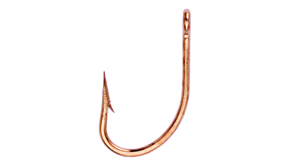 Lazer Sharp O Shaughnessy Live Bait Hook,Non-Offset,Forged,Ringed Eye,2x Short Shank,1x Strong,Needlepoint,Bronze,G-Pack Hooks L256G-3/0