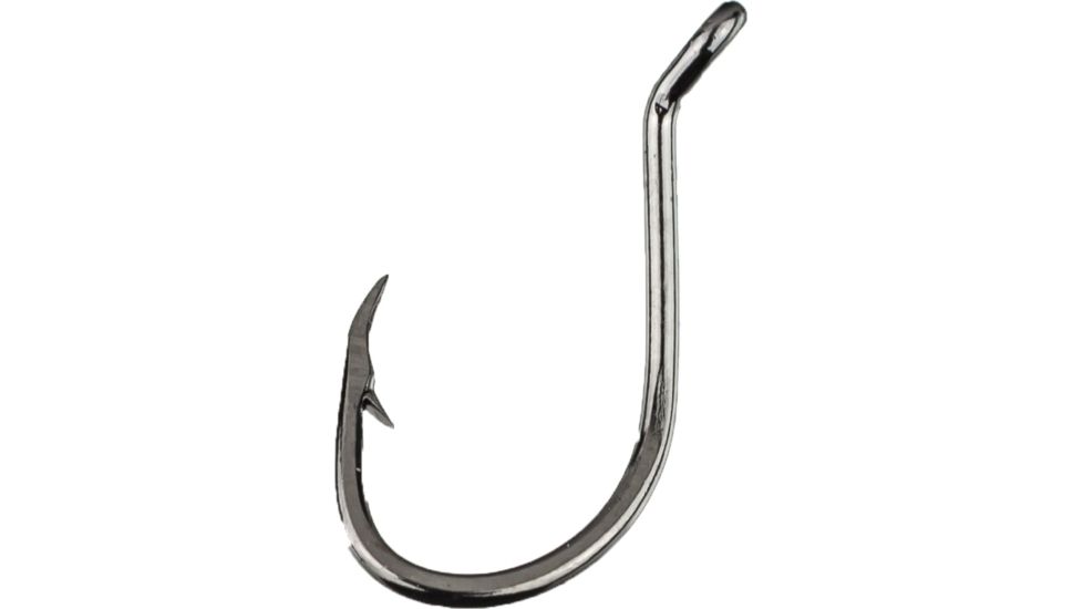 Lazer Sharp Octopus Hook,Long Shank,Offset,Up Eye,Forged,Needlepoint,Platinum Black Plus,G-Pack Hooks L3BG-7/0