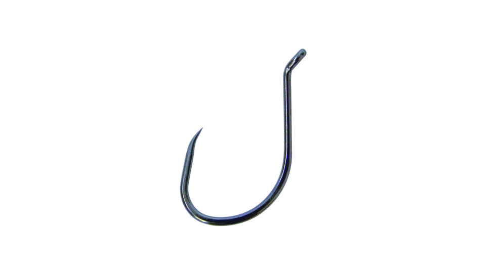 Lazer Sharp Salmon/Steelhead Hook,Octopus,Barbless,Short Shank,Offset,Up Eye,Forged,Needlepoint,Platinum Black,G-Pack Hooks L1BBG-1/0