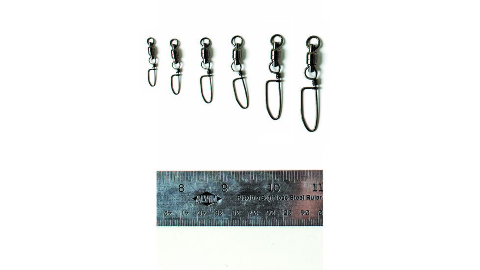 Lazer Sharp Saltwater Ball Bearing Swivel w/Coast Lock Snap,6 SLBBCLBK-6