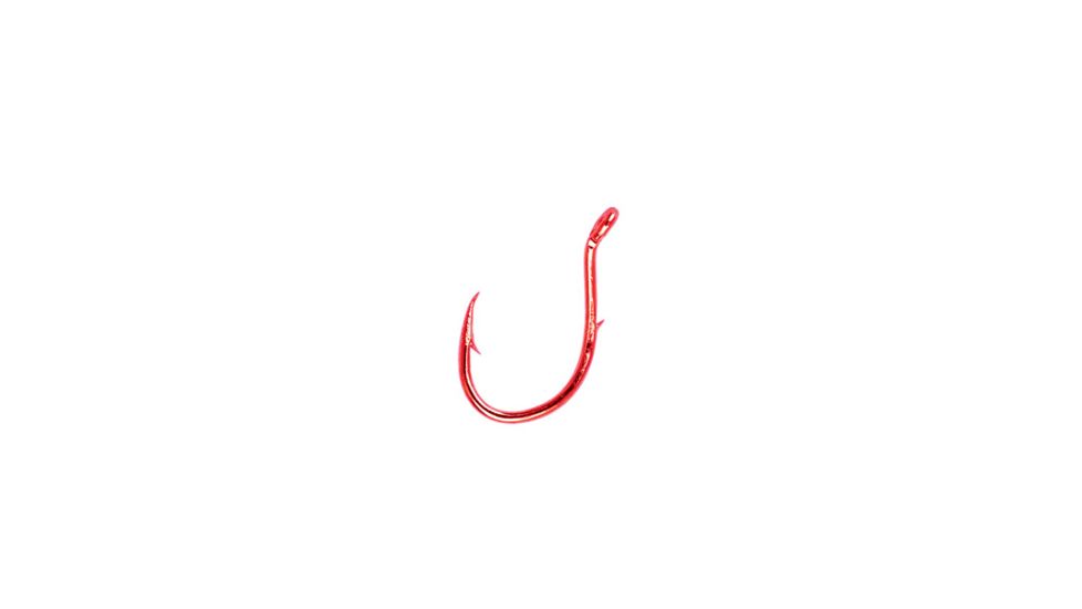 Lazer Sharp Salmon Egg Hook Up Eye 1 Slice,Red,G-Pack Hooks L038RGK-8