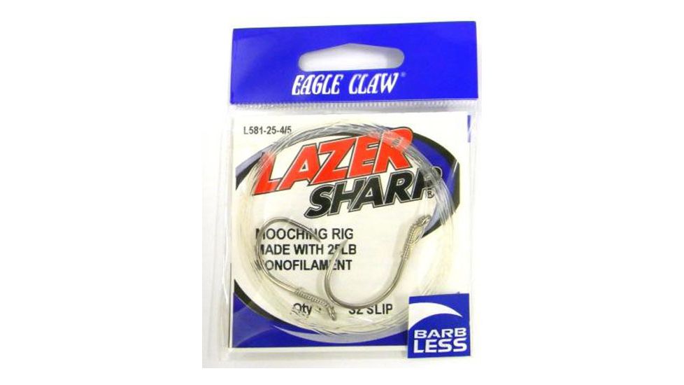 Lazer Sharp Salmon/Steelhead Rig,Assorted,Nickel,Fixed Tie Knot,Snelled Hooks L580B-20-3/4