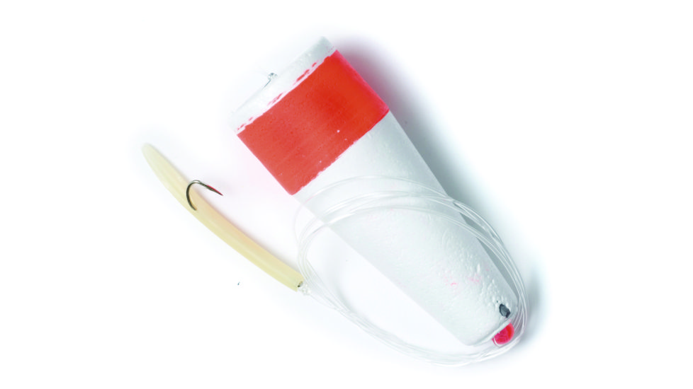 Lazer Sharp Snapper Popper Saltwater Rig,Nickel,2in Tube,Red Bead Float L927