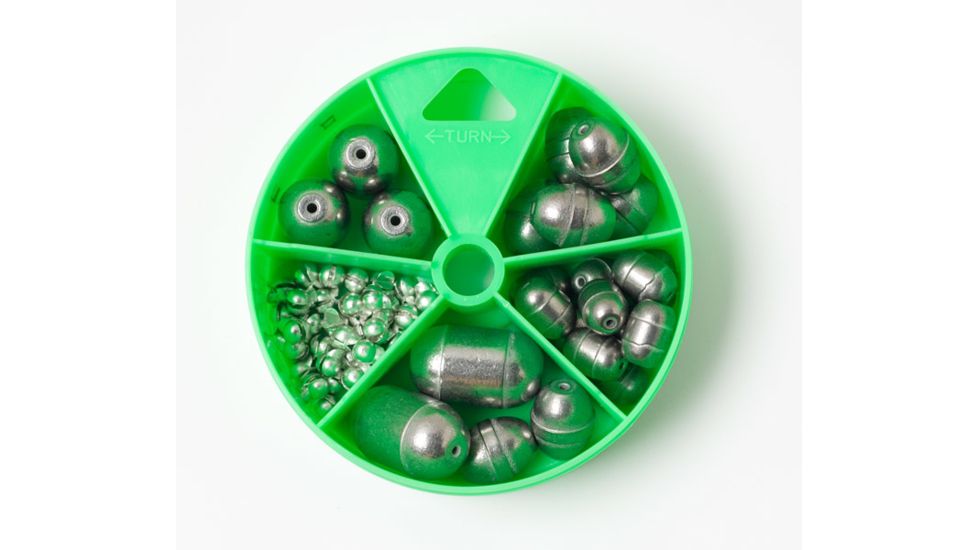 Lazer Sharp Steel and Tin Egg Sinker Removable Split Shot NLDPERS