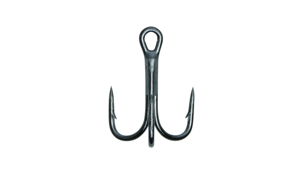 Lazer Sharp Straight Point Hook,Regular Shank,6x Strong,Needlepoint,Platinum Black Plus,G-Pack Hooks L778BG-4