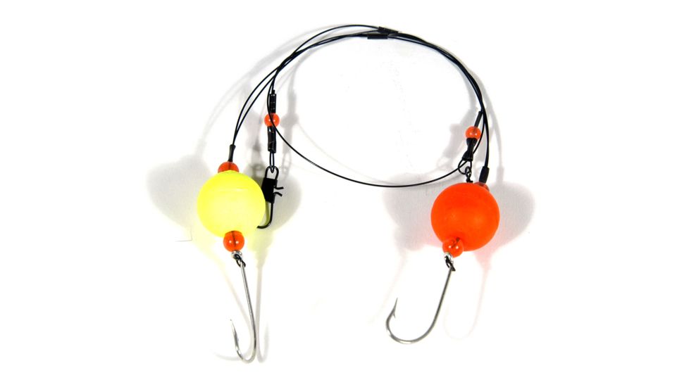 Lazer Sharp Two Hook Bluefish Bait Saltwater Rig,Nickel L982-3/0
