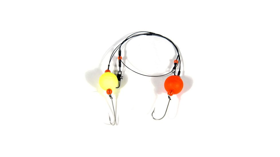 Lazer Sharp Two Hook Bluefish Bait Saltwater Rig,Nickel L982-3/0