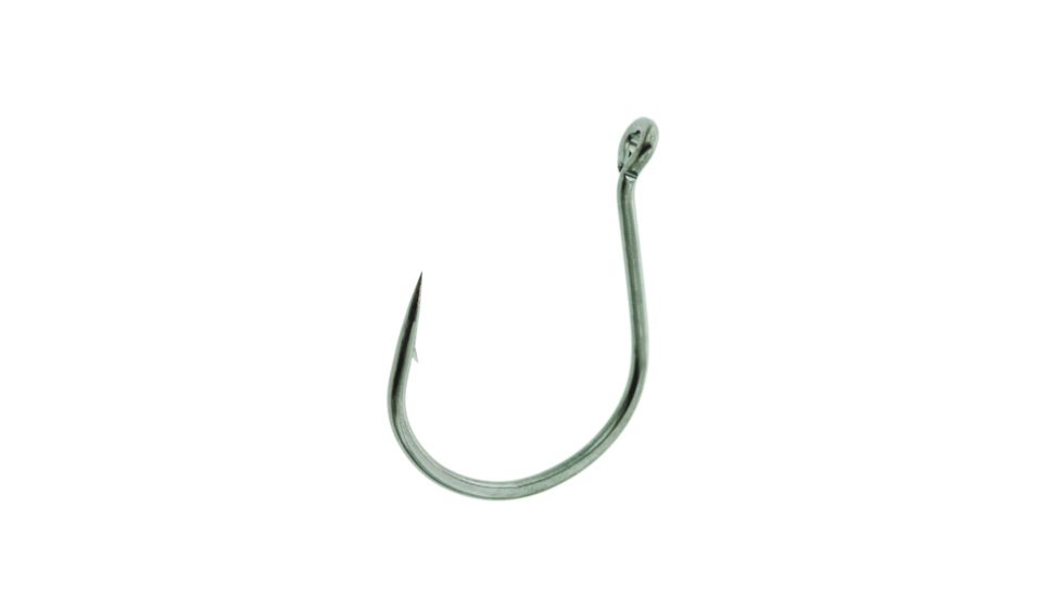 Lazer Sharp Wide Gap Wacky Worm Hook,Platinum Black,G-Pack Hooks L097BPGH-2/0