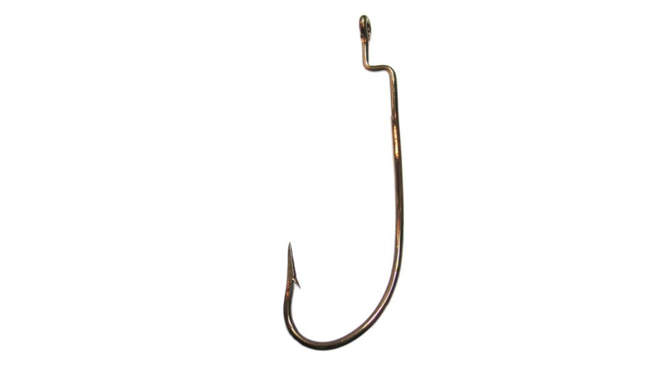 Lazer Sharp Z-Bend Worm Hook,Offset,Rotating,G-Pack Hooks L045G-1/0