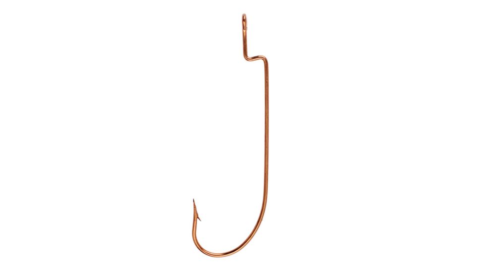 Lazer Sharp Z-Bend Worm Hook,Southern Sprout,Bronze,G-Pack Hooks L095JBG-3/0