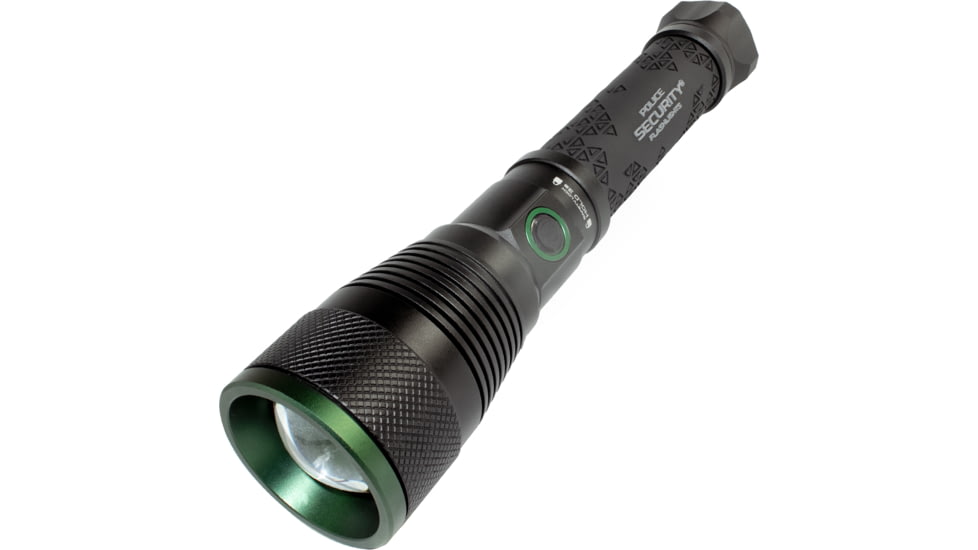 Police Security Flashlights Skylar R 26650 4500 Lumens LED Flashlight, Black, 97916