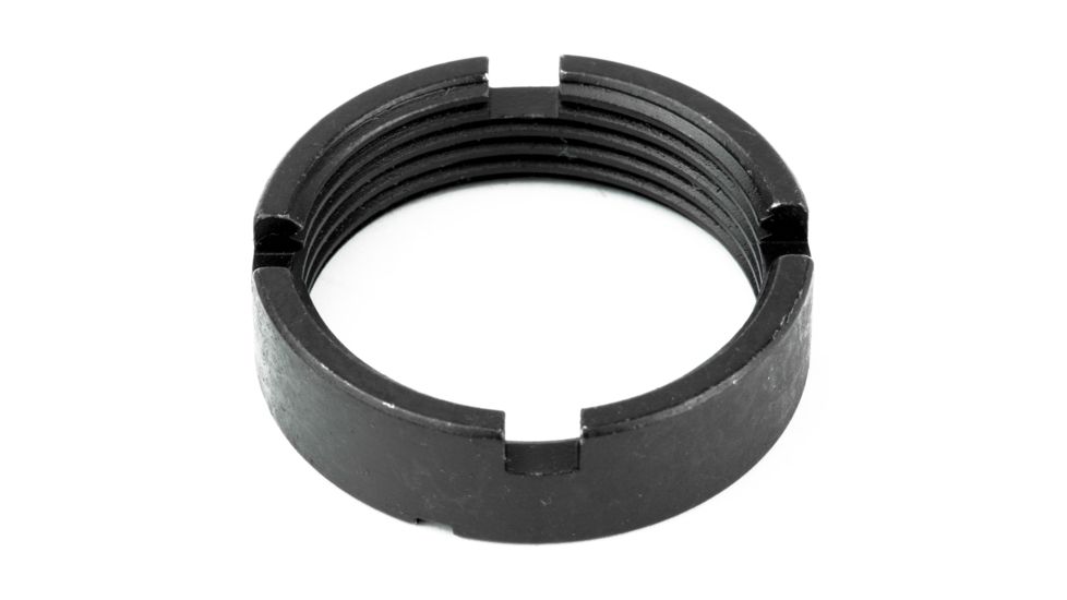 LBE Unlimited AR15 Castle Nut, Manganese Phosphate Coated 4140 Steel, LBARCNUT