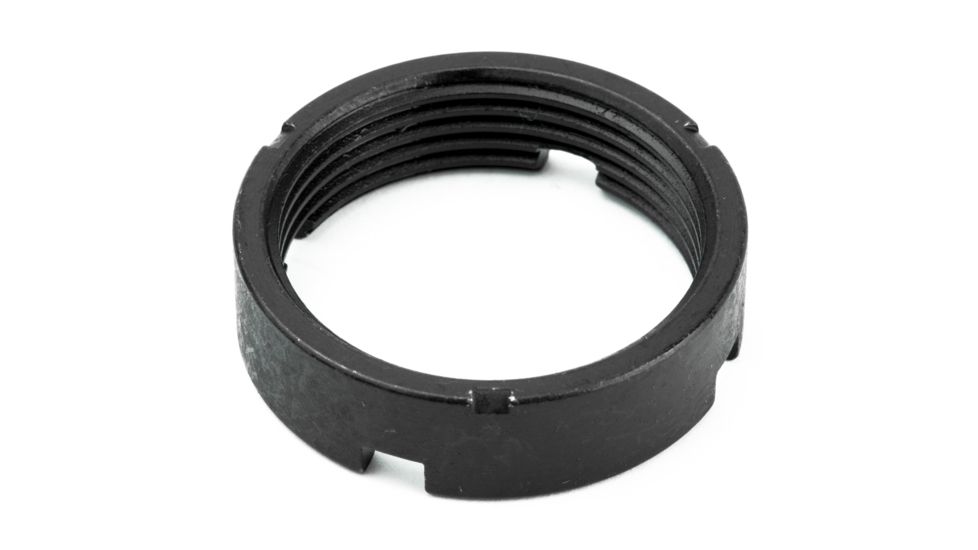 LBE Unlimited AR15 Castle Nut, Manganese Phosphate Coated 4140 Steel, LBARCNUT