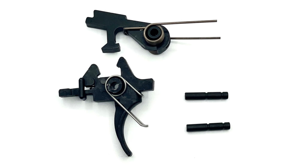 LBE Unlimited AR2STG Replacement Trigger Two-Stage Group, Curved Adj., Fits AR-1