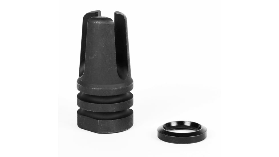 LBE Unlimited ARFH3PNG Three Prong Flash Hider 5.56x45mm NATO 1/2-28 Tpi Black
