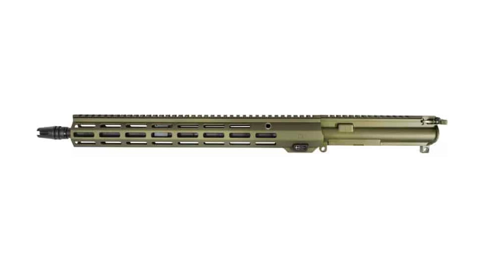 Lead &amp; Steel All Rounder Carbine Monobloc Upper Receiver Group, 16in Mid Length, 1-8 Twist, M-LOK Handguard, Olive, ARC-16-URG-ODG