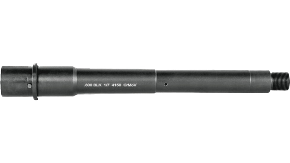 Lead &amp; Steel AR-15 .300 AAC Blackout Threaded AR Barrel, 10in, Medium, Pistol Length, 1-7 Twist, 5/8x24, Nitride, Black, 103257