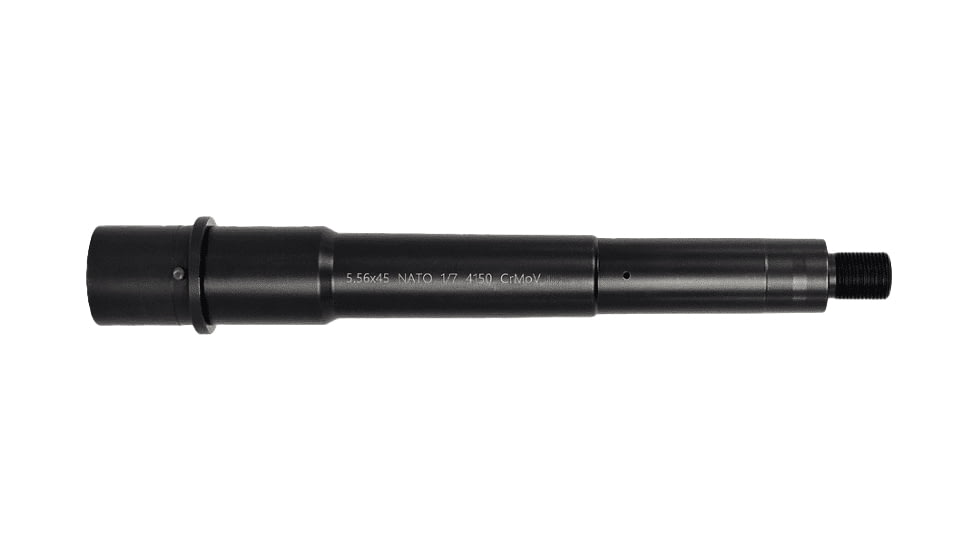 Lead &amp; Steel AR-15 5.56mm Threaded AR Barrel, 5in, Medium, Micro Length, 1-5 Twist, 1/2x28, Nitride, Black, 103251