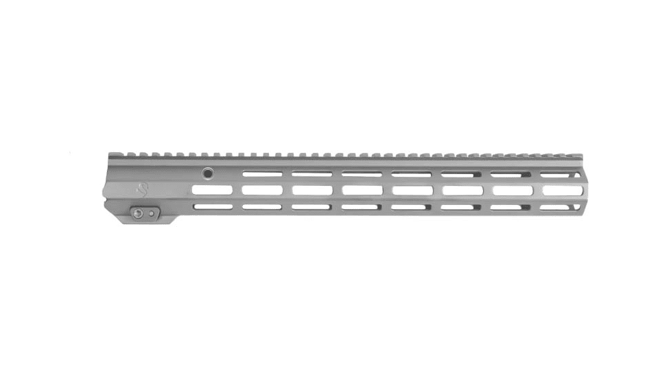 Lead &amp; Steel Arc Ar15/M16 Free Float Handguard, 15in, Charcoal, ARC-HG-15-GRY