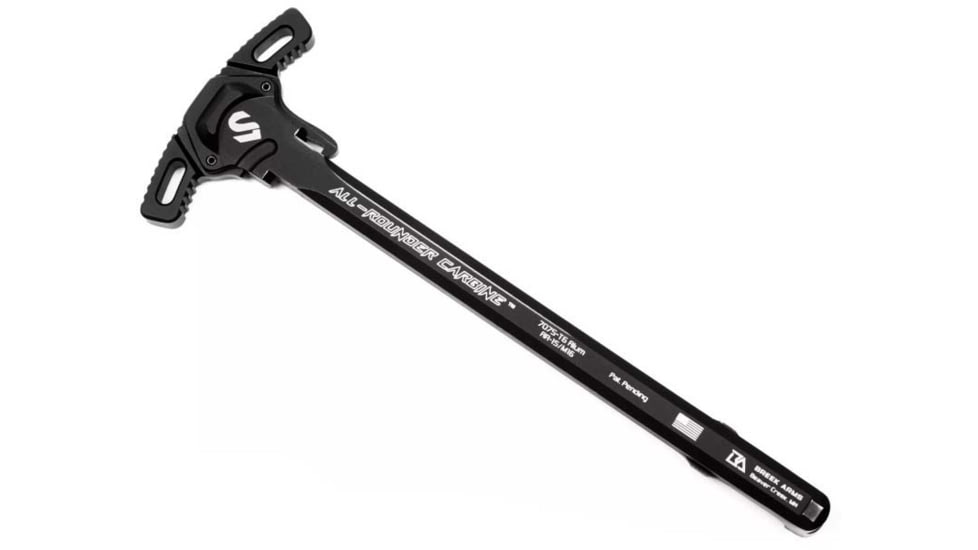 Lead &amp; Steel Open Directed Expansion Charging Handle, Charcoal, 92622