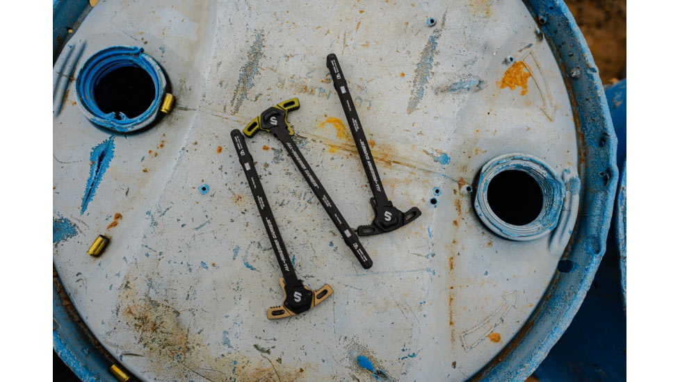 Lead &amp; Steel Charging Handle, Open Directed Expansion C.H.O.D.E., Olive, LS-CHODE-ODG