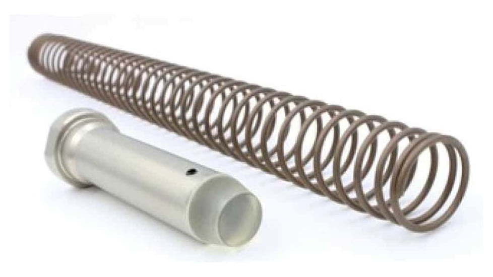 Lead &amp; Steel M-16/AR-15 Mil-Spec H2 Buffer and Chrome Silicon Buffer Spring Combo, Chrome, 122323