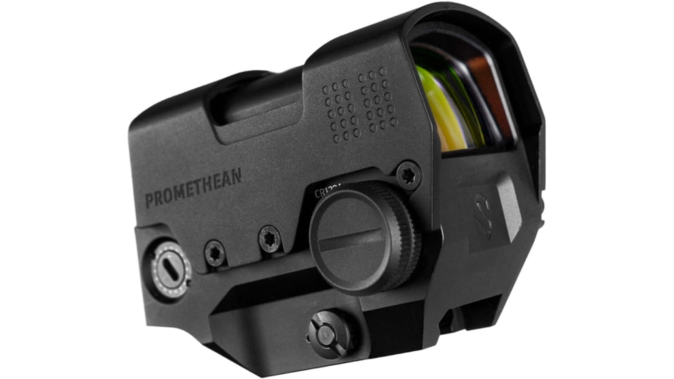 CORD Promethean LP-1 Reflex Red Dot Sight w/ Aurawake, 1x26-35mm, 65 MOA Ring + 2 MOA Dot, Black, 100124