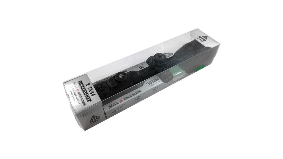 Leapers 2-7x44 30mm Long Eye Relief Scout Rifle Scope w/ Glass IE Mil-Dot MaxStrength, SCP3-274LAOIEW