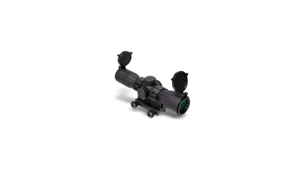Leapers 5th Gen 6x32 Mini Size Rubber Armored Range Estimating Mil-Dot Red/Green Illuminated Scope SCP-632MDL3R