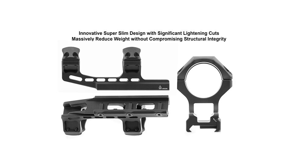 Leapers ACCU-SYNC 30mm High Pro 50mm / Offset Picatinny Rings AIR32250