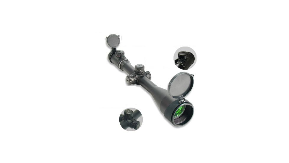 Leapers Accushot 30mm SWAT 8-32X56 Full Size A.O. Range Estimating Mil-Dot Illuminated Scope SCP3-832AOMDL-A