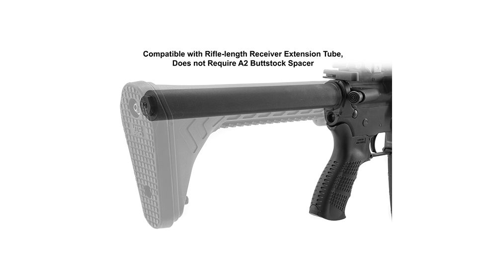 Leapers AR15 Ops Ready S5 Fixed Stock Only, Black RBUS5BMS