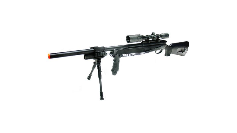 Leapers Gen 3 AccuShot Competition Master Sniper Rifle-Black SOFT-M324S-A