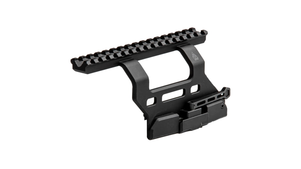 UTG, Inc. - UTG Accu-Sync, Picatinny Mount, Fits AK Platforms with Standard Receiver Side Rails, Universal Fit, Anodized Finish, Black, 6061-T6 Aluminum Construction MT-UAK01
