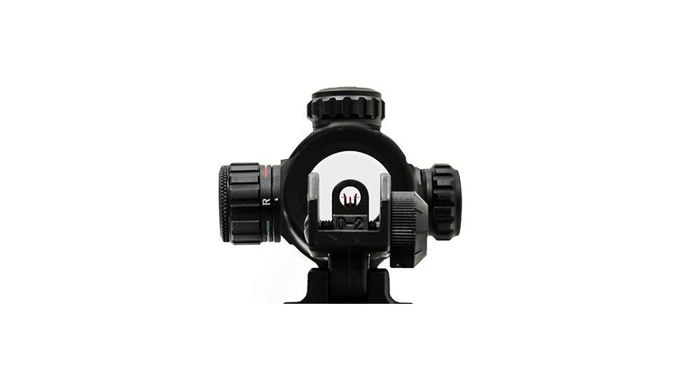 Leapers UTG ITA Red/Green T-Dot with QD Mount, Riser Adaptor, Black, 4.2in SCP-DS3840TDQ