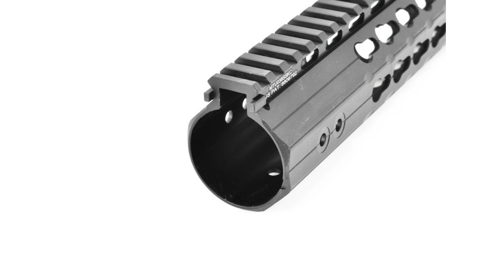 USED Leapers Keymod Compat. M and P10 17 in Super Slim Free Float Rail Handguard, Black MTU038SSKC, EDEMO3, Used, Condition Like New, Inspect and Rebox