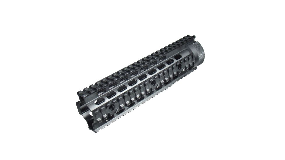 EDEMO UTG Pro AR15 Mid Length 9in Free Float Quad Rail, Black, MTU004, EDEMO1