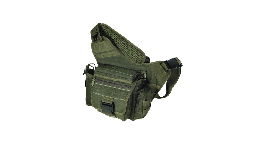 UTG Pro Multi Functional Tactical Messenger Bag - Olive Drab Green
