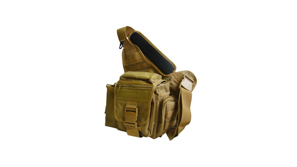 UTG Pro Multi Functional Tactical Messenger Bag - Dark Earth