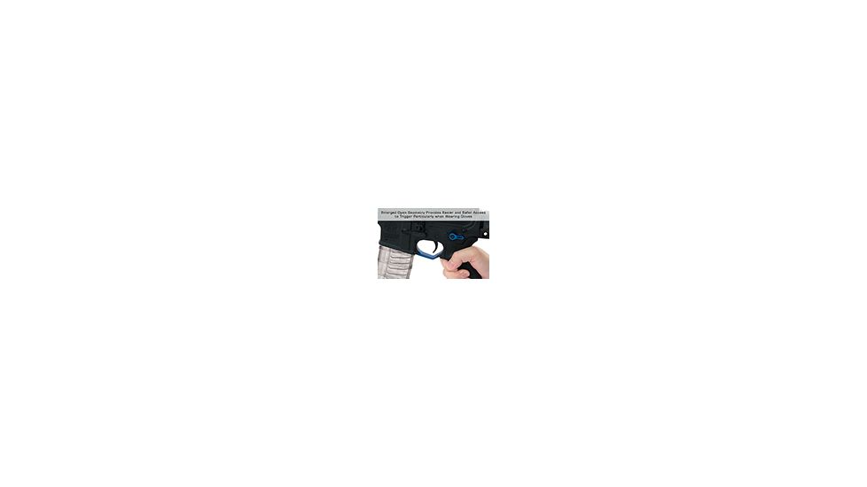 Leapers Oversized Trigger Guard for AR15, Matte Blue TLT-TKSTGB