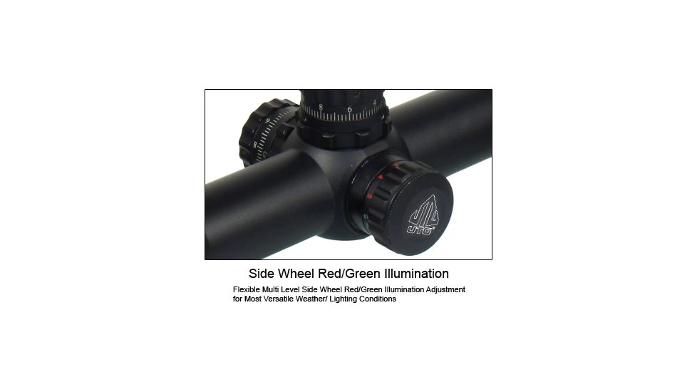 Leapers UTG 3-9X50 AO Zero Lock Rifle Scope w/ RGB Mil-dot Reticle