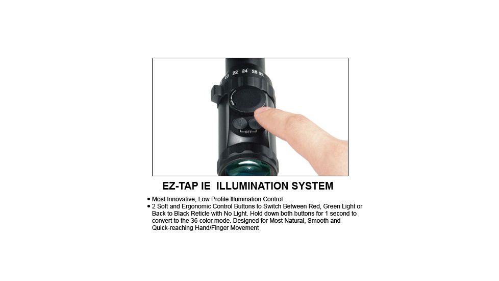 Leapers UTG 1.5-6x44mm Rifle Scope w/ Illuminated 36-Color Mil-Dot Reticle SCP3-U156IEW