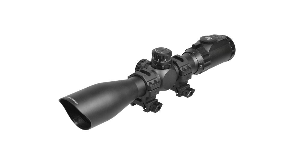 Leapers UTG 1.5-6x44 Rifle Scope w/ Illuminated 36-Color Mil-Dot Reticle SCP3-U156IEW