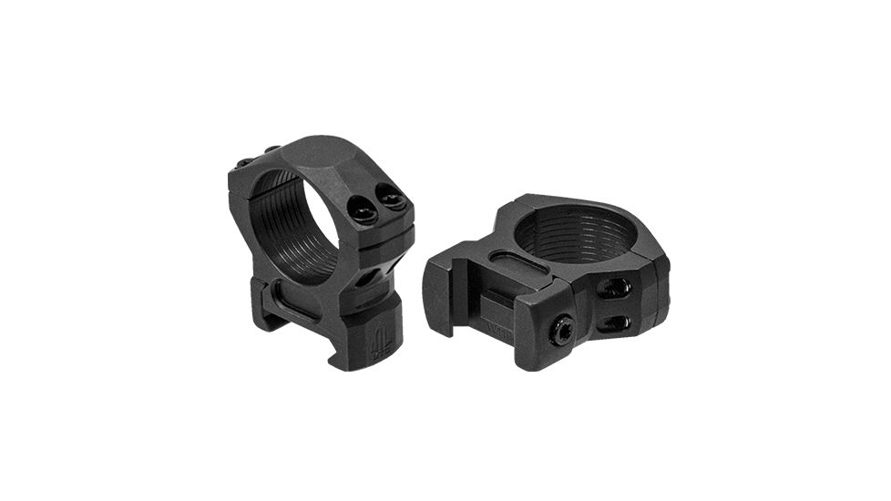UTG 1"/2PCs Low Profile Steel Picatinny Rings, 16 mm Wide RSW1104