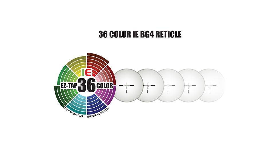Leapers UTG MRC Rifle Scope, 1-8x28mm, 30mm Tube, Second Focal Plane, BG4 Reticle, Black, SCP3-18IEBG4