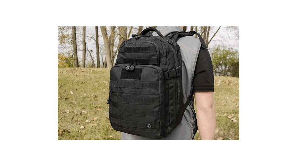 Leapers UTG 1-Day Situational Preparedness Back Pack,Black PVC-P124B