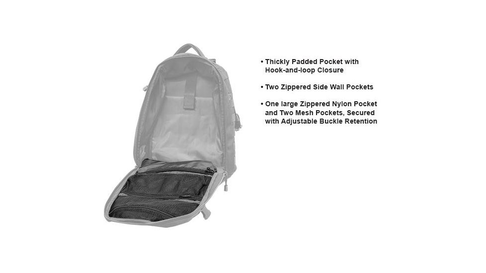Leapers UTG 1-Day Situational Preparedness Back Pack,Black PVC-P124B